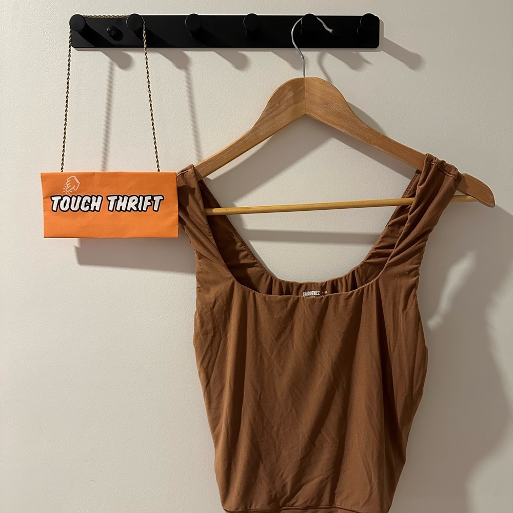 Women's Smoothez by Aerie Brown Tank Top